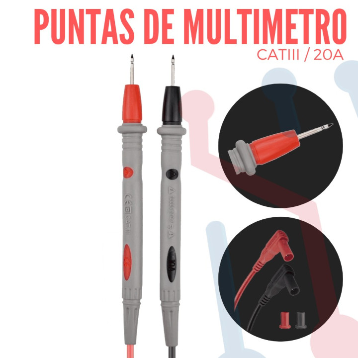 Puntas para multímetro CATIII-10A