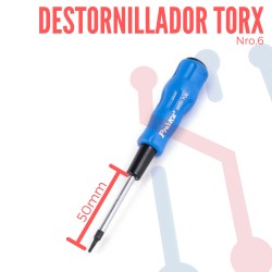 Destornillador Torx de seguridad Nro.6