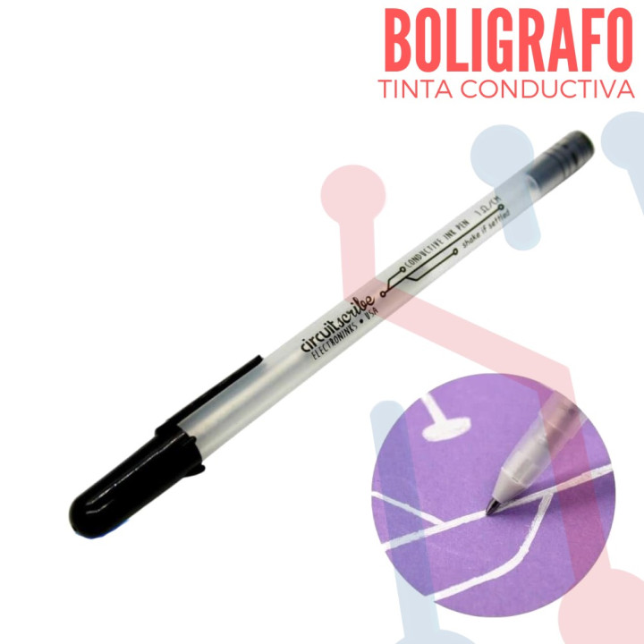 Bolígrafo de tinta conductiva Circuit Scribe