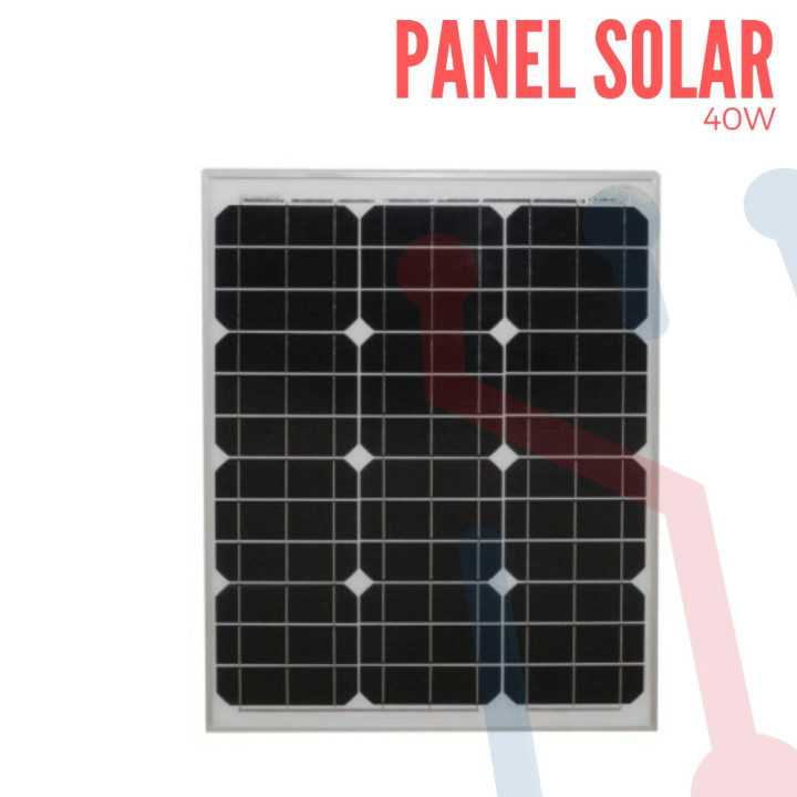 Panel solar de intemperie 40W