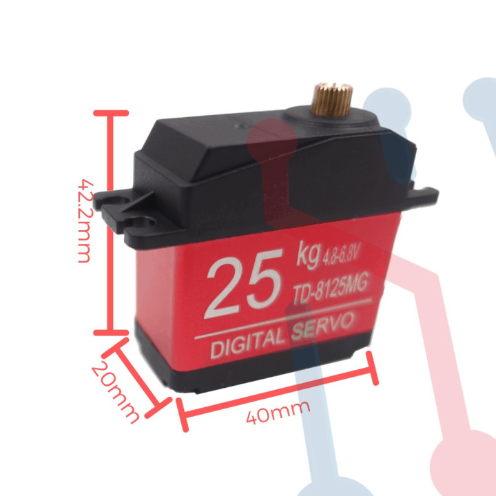 Servomotor Digital 25KG-8125
