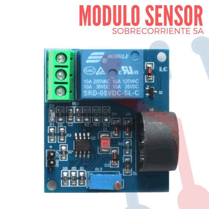 Módulo Sensor de  Sobrecorriente 5A