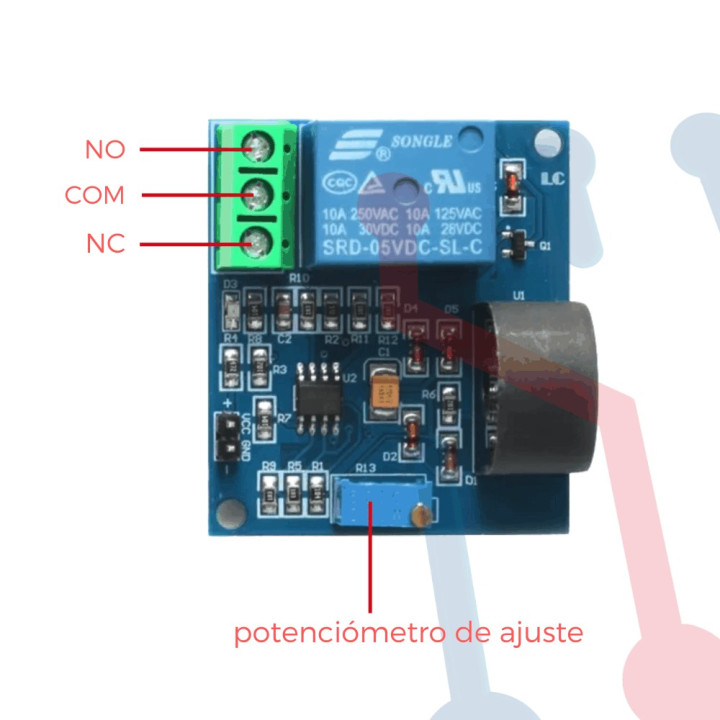 Módulo Sensor de  Sobrecorriente 5A