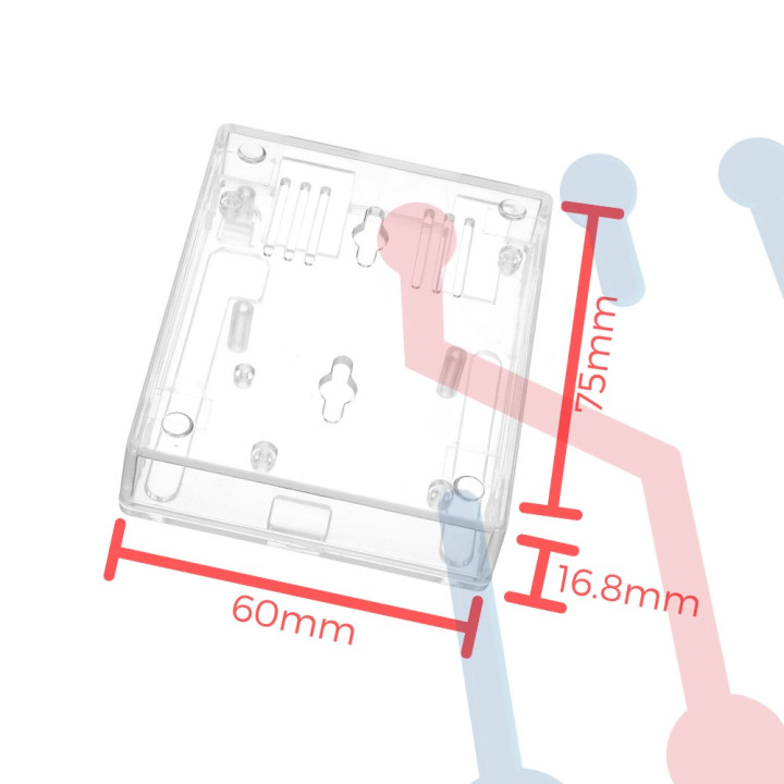 Caja ABS Trasparente Para Arduino Uno
