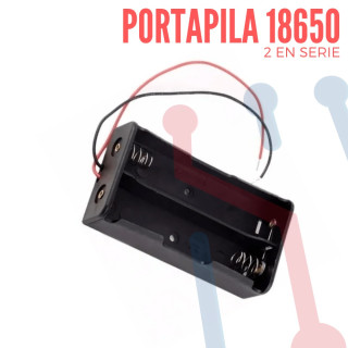 Portapila 18650X2