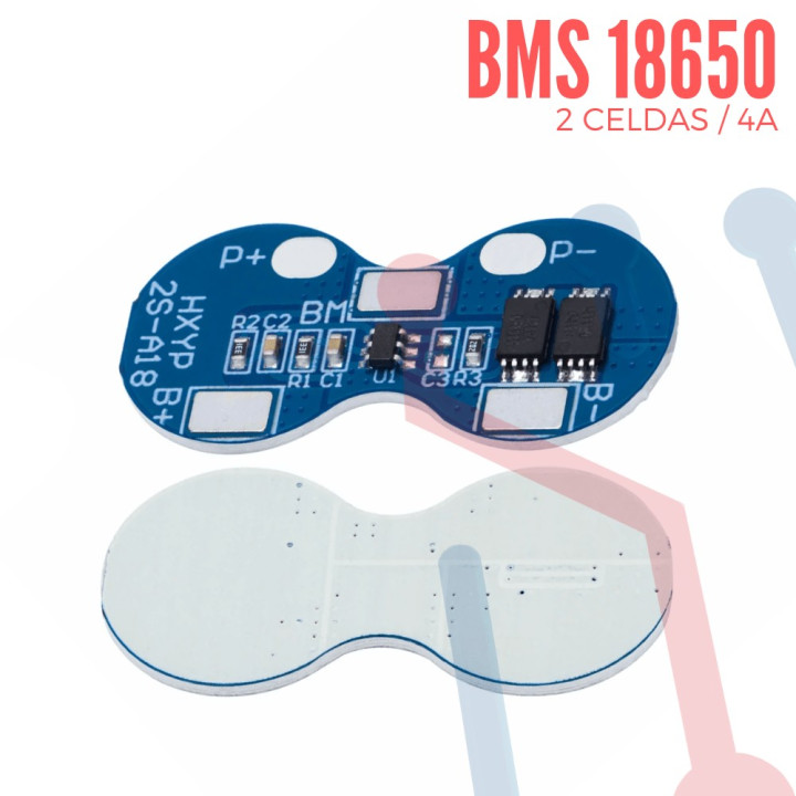 Cargador BMS 18650 2S 4A