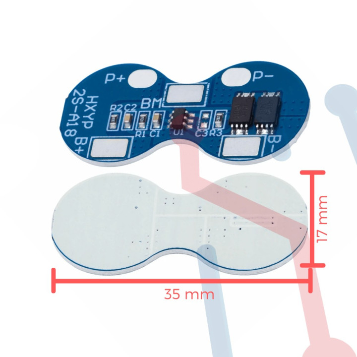 Cargador BMS 18650 2S 4A