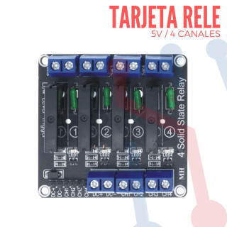 Tarjeta Relé de estado solido 4 relé