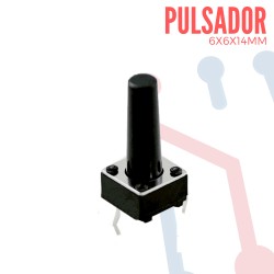 Pulsador 6x6x14mm