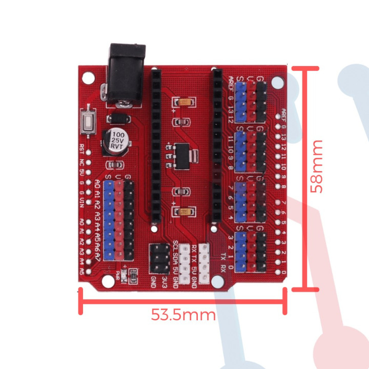 Shield GPIO para Arduino Nano