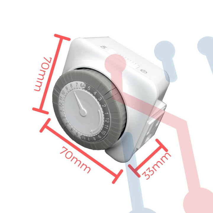 Temporizador Análogo 110VAC 15A