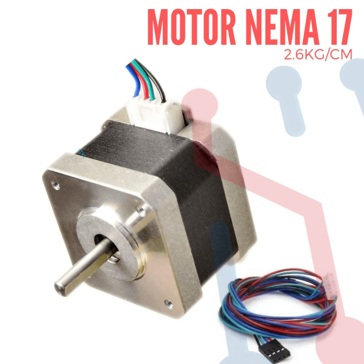 Motor Nema 17 Bipolar 2.6Kg/cm (42SHD0001)