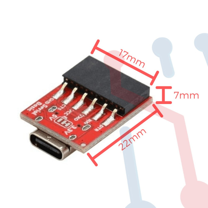 Conversor  USB a  TTL  a 3.3V y 5V