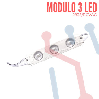 Modulo Led 2835 x3 Blanco Frio 110Vac