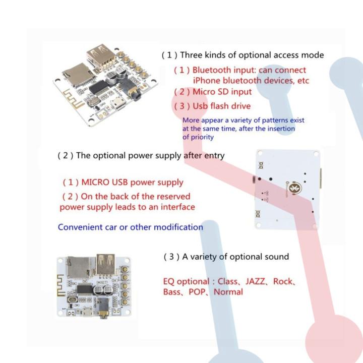 Modulo Bluetooth para Audio MP3