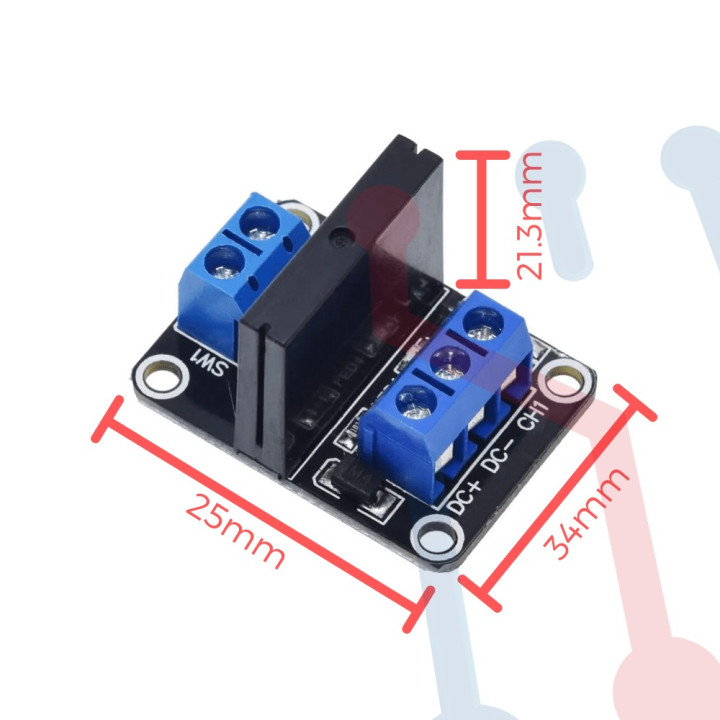 Tarjeta Relé de estado solido 1 relé