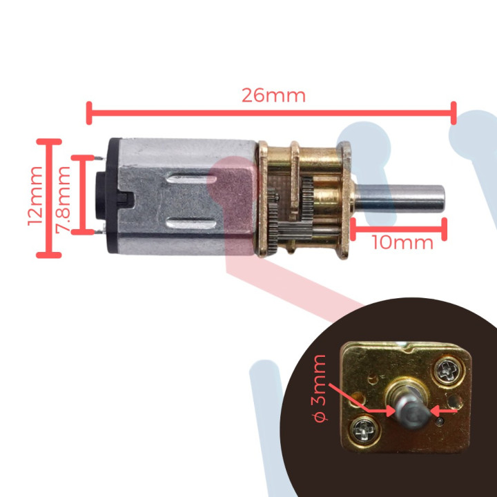 Motorreductor N20 1000RPM
