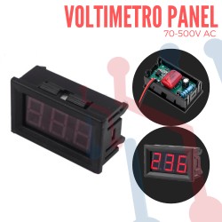 Voltímetro de Panel 0-30V DC