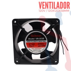 Ventilador 110V 120x120x38mm (Balinera)