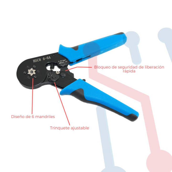 Ponchadora Para Terminal de Pin Hueco TO-UD61