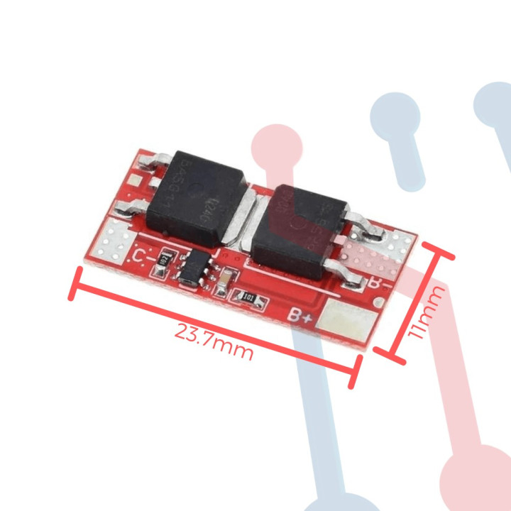 Cargador BMS 18650 1S 20A
