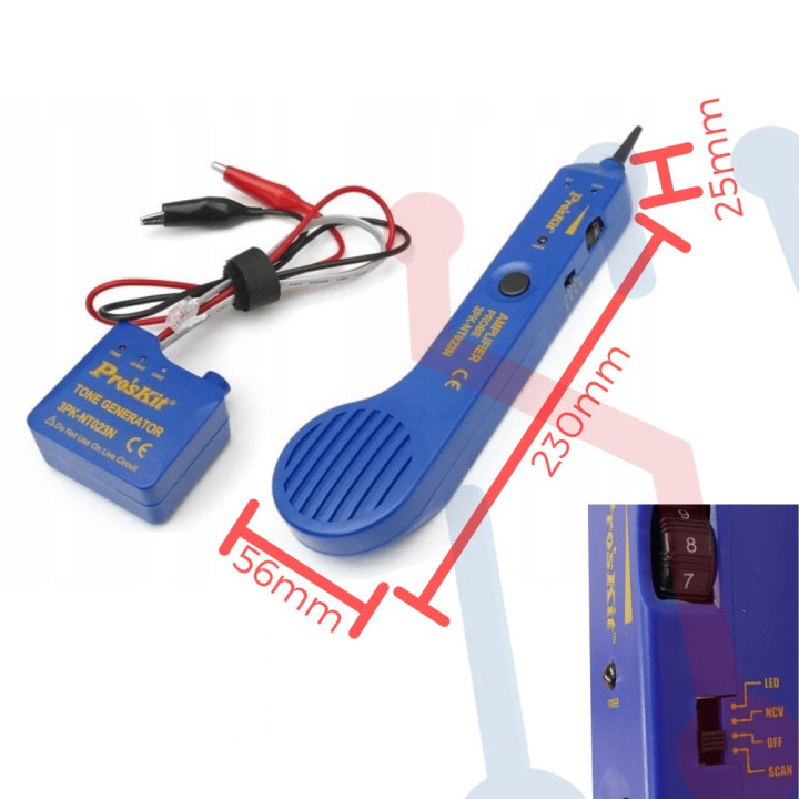 Generador de Tonos Proskit (3PK-NT023N)