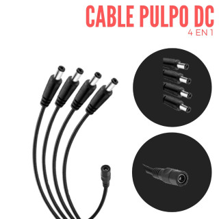 Cable pulpo conector DC (4 en 1)