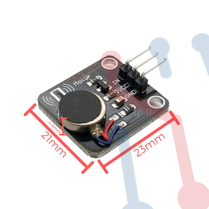 Motor Vibrador en Tarjeta