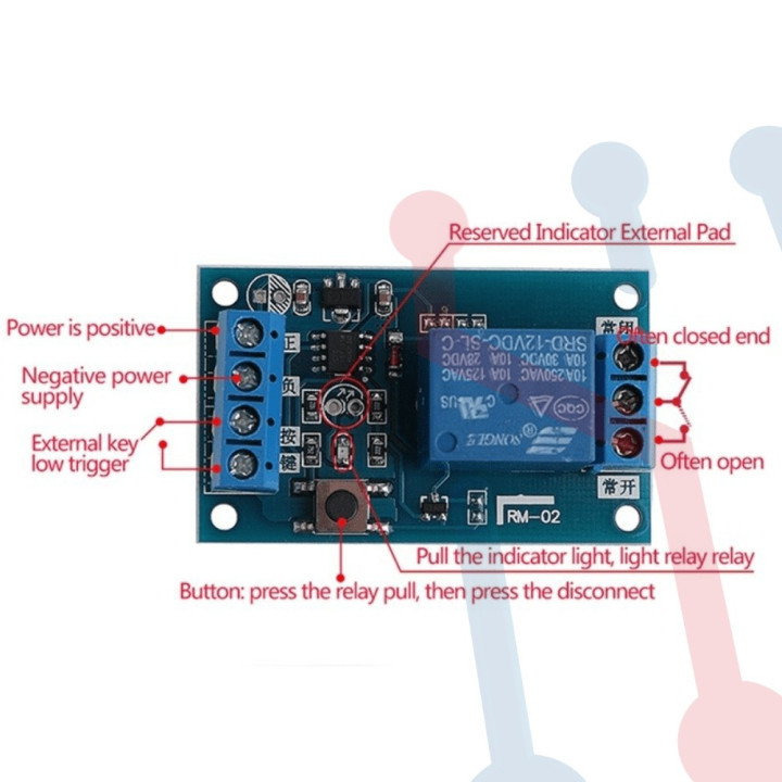 Módulo Relé Biestable Interruptor