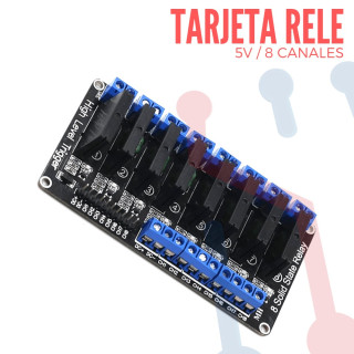 Tarjeta Relé de estado solido 8 relé