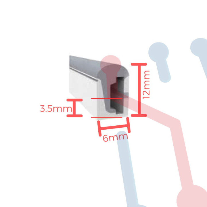 Cinta Neón Flex Rosado X Metro