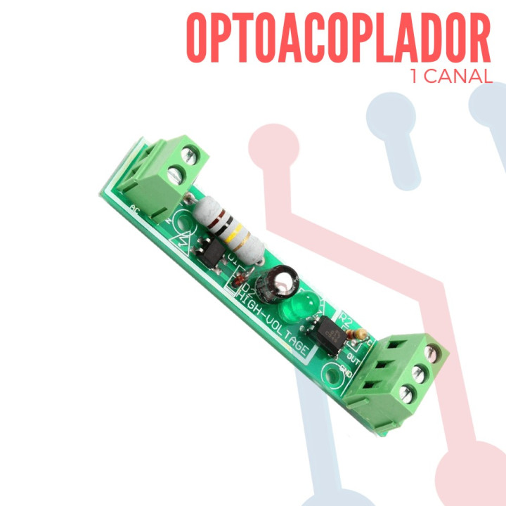 Tarjeta Optoacoplador de Voltaje 1CH