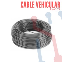 Cable Vehicular AWG 22 Gris X Metro