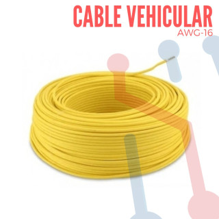 Cable Vehicular AWG 20 Negro X Metro