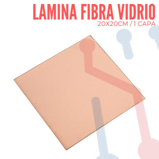 Lamina Virgen en  Fibra de Vidrio 20x20cm