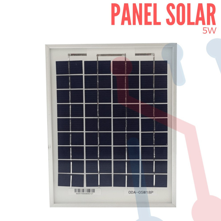 Panel solar de Intemperie 5W