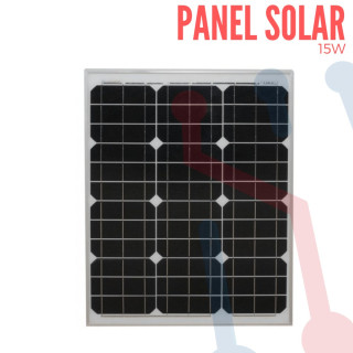 Panel solar de intemperie 15W