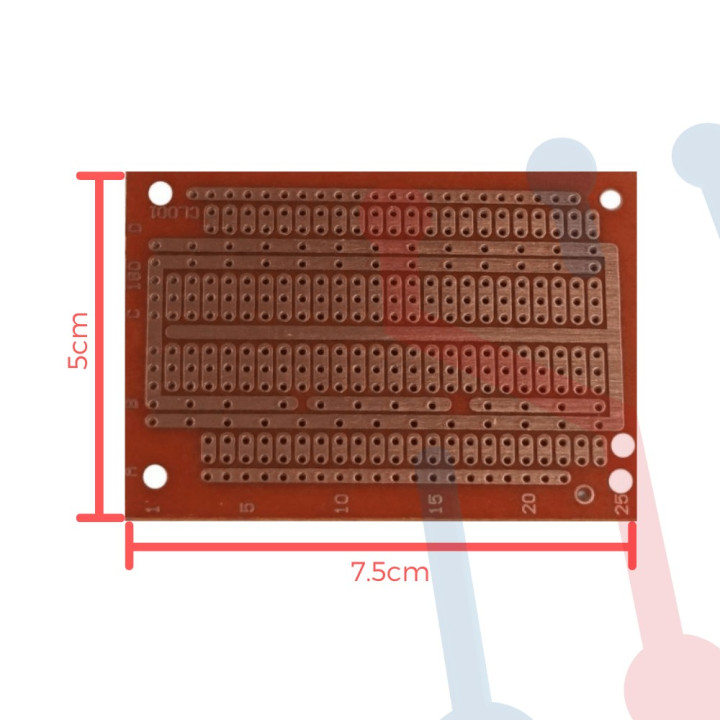 Circuito Impreso Universal 75X50mm