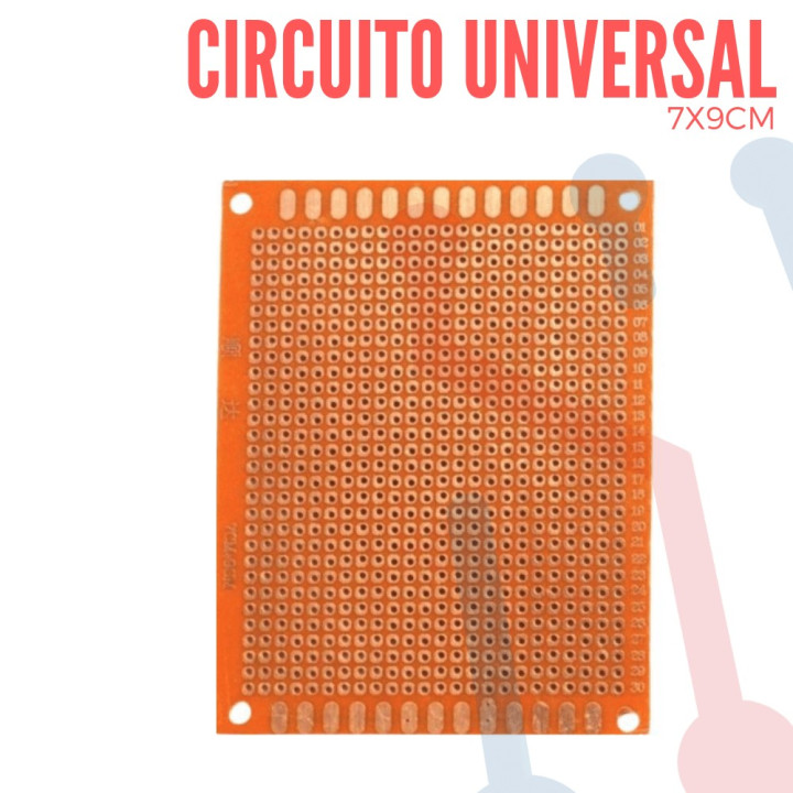 Circuito Impreso Universal 7x9cm