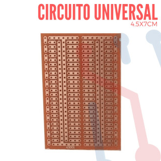Circuito Impreso Universal 4.5X7cm