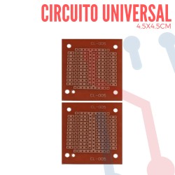 Circuito Impreso Universal 4.5X4.5cm