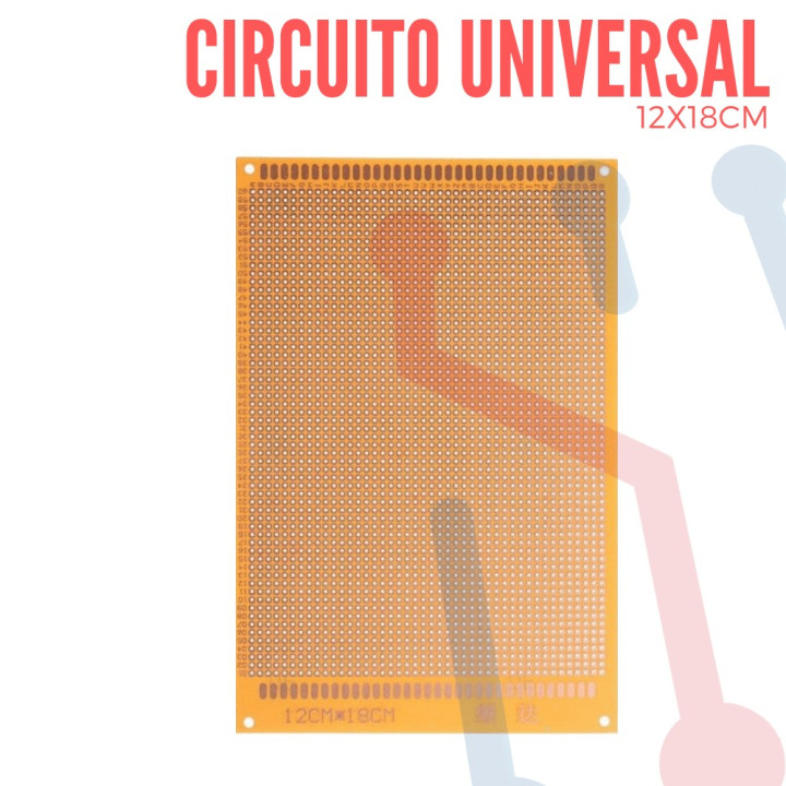 Circuito Impreso Universal 12X18cm
