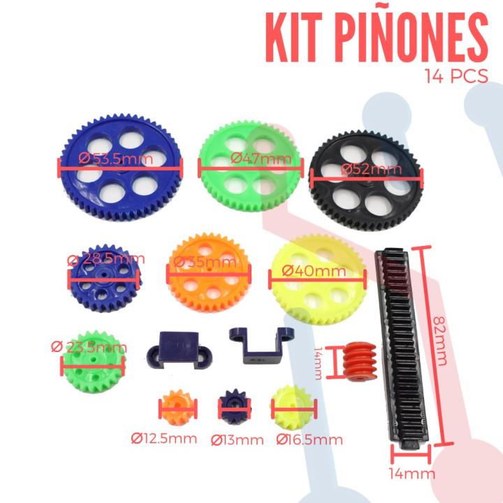 Kit Piñones 10 Piezas