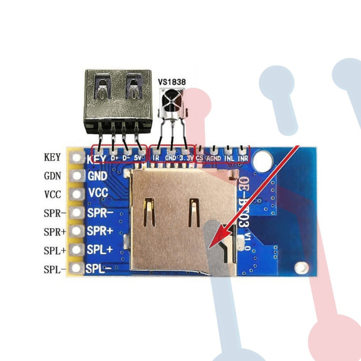 Amplificador de Potencia OE-BT03 OEBT03