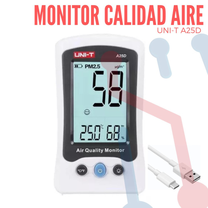 Medidor Calidad de Aire UNI-T A25D