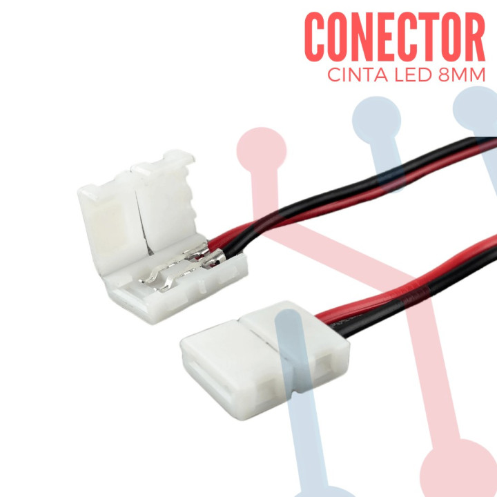 Conector Cinta LED de 8mm