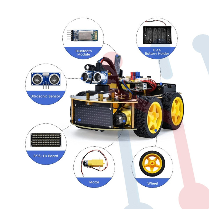 Robot 4WD V2.0 para Arduino