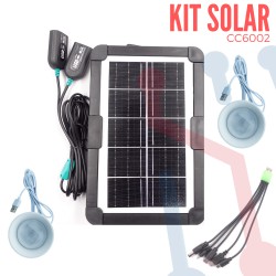 Kit Solar Recargable CC6002