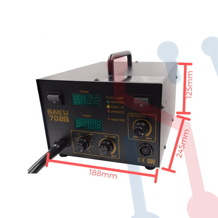 Estación de Soldadura 2 en 1 702B