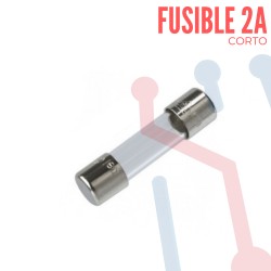 Fusible Corto en Vidrio 20x5mm 2A